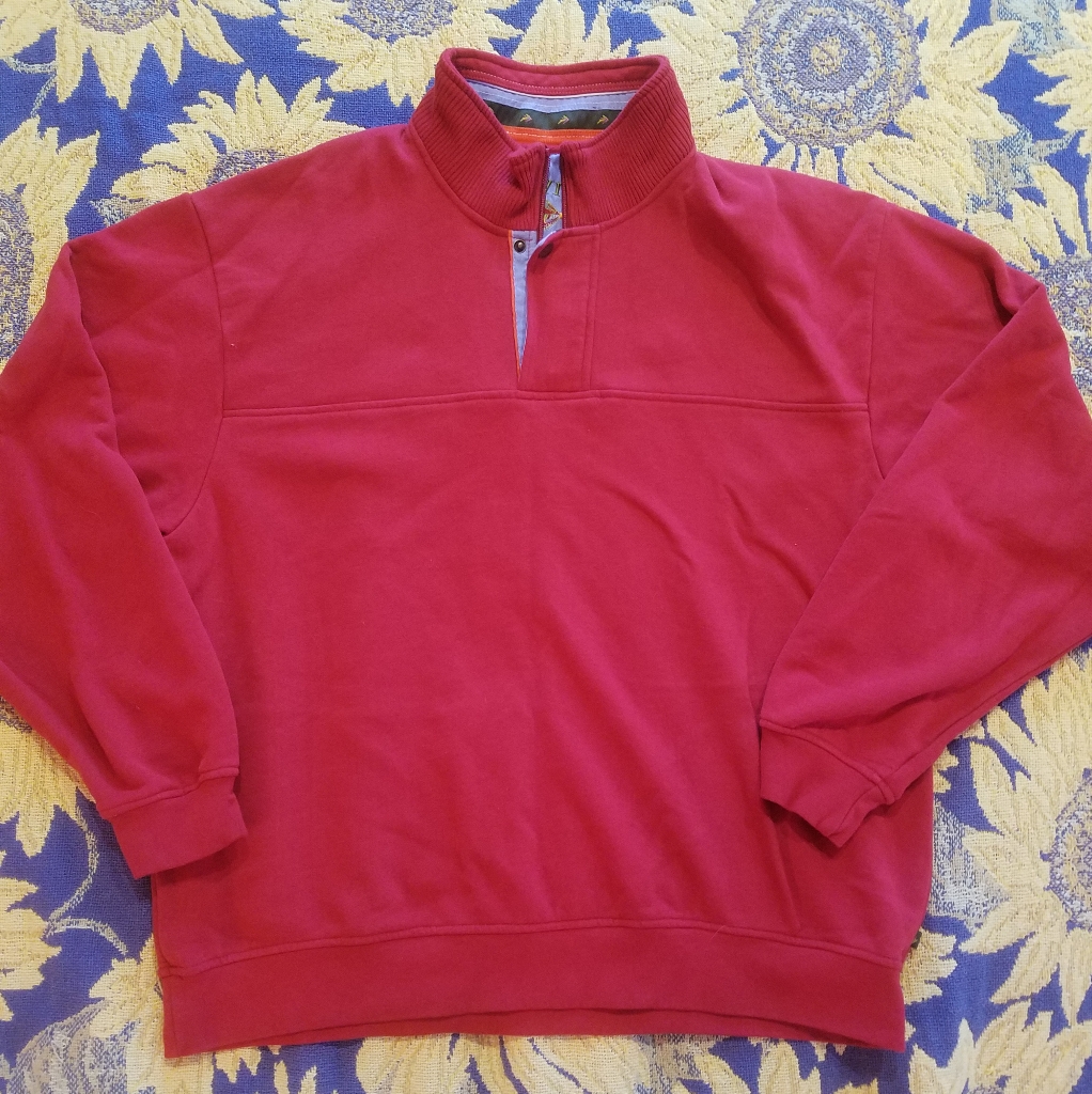 Red Orvis Pullover